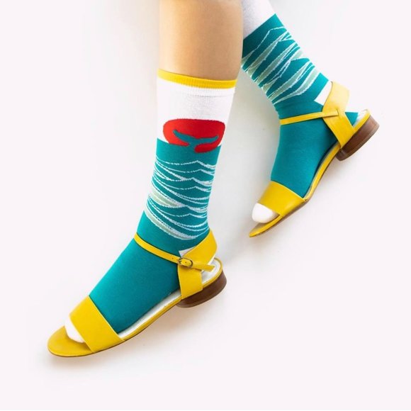 Brand new, Organic Cotton, whale socks, unisex, size 7-12 - Picture 6 of 9